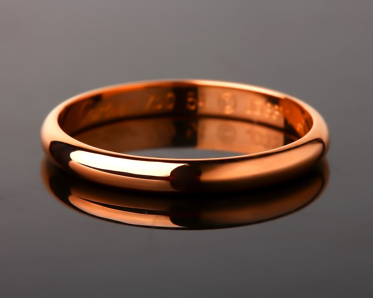 Обручальное золотое кольцо Cartier 250816/4