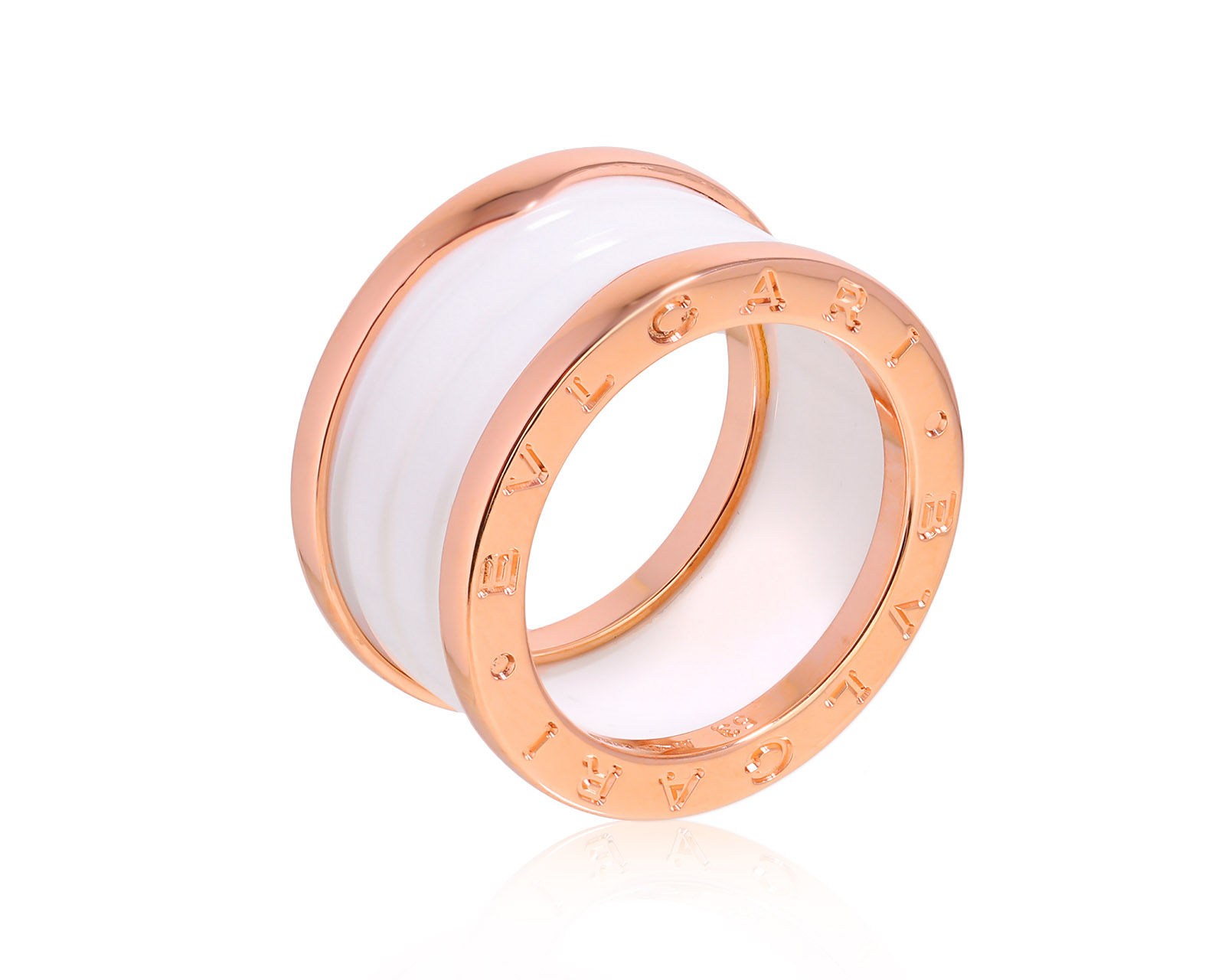 Оригинальное золотое кольцо Bvlgari B.Zero1 260125/5