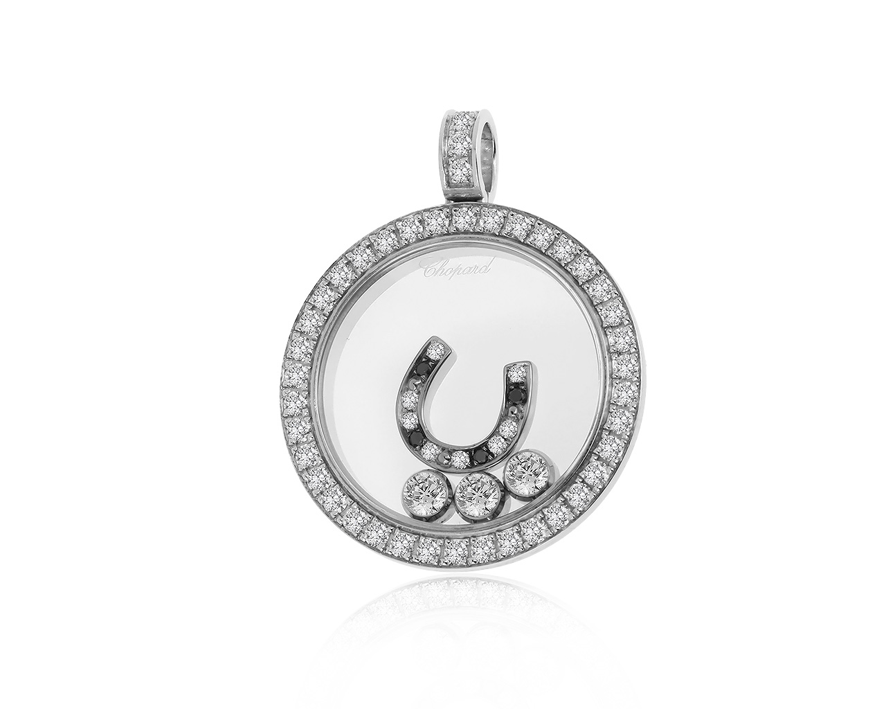 Оригинальный золотой кулон с бриллиантами 1.04ct Chopard 030220/16 Оригинальный золотой кулон с бриллиантами 1.04ct Chopard 030220/16