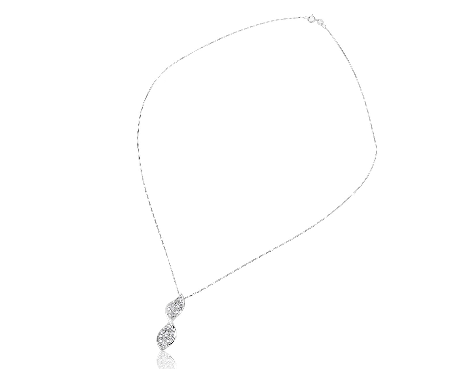 Стильный золотой кулон с бриллиантами 0.71ct