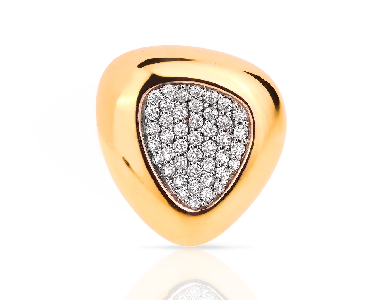 Золотое кольцо с бриллиантами 0.70ct Roberto Coin 180518/11