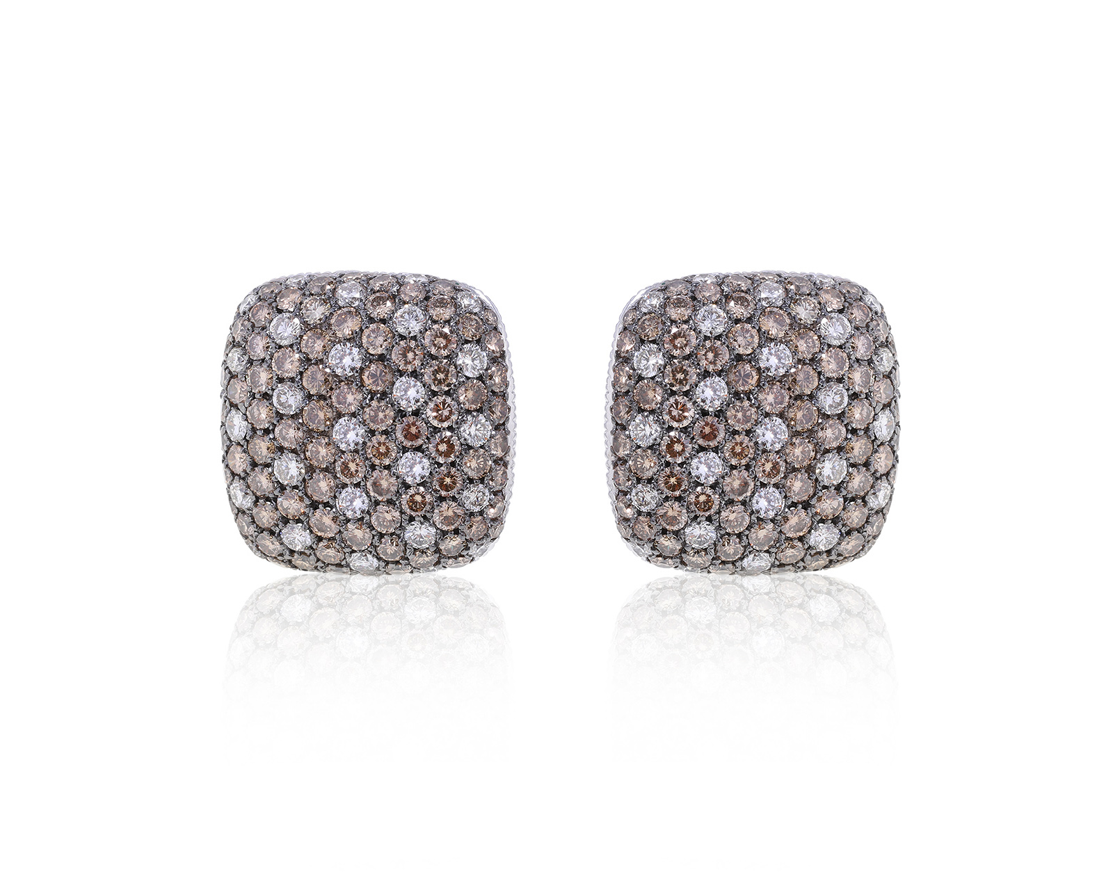 Великолепные золотые серьги с бриллиантами 9.10ct 130722/4 Великолепные золотые серьги с бриллиантами 9.10ct 130722/4