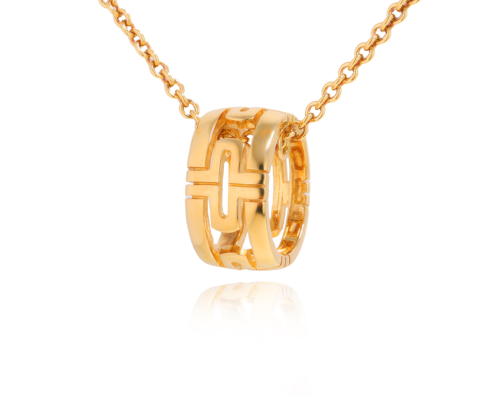 Оригинальное золотое колье Bvlgari Parentesi