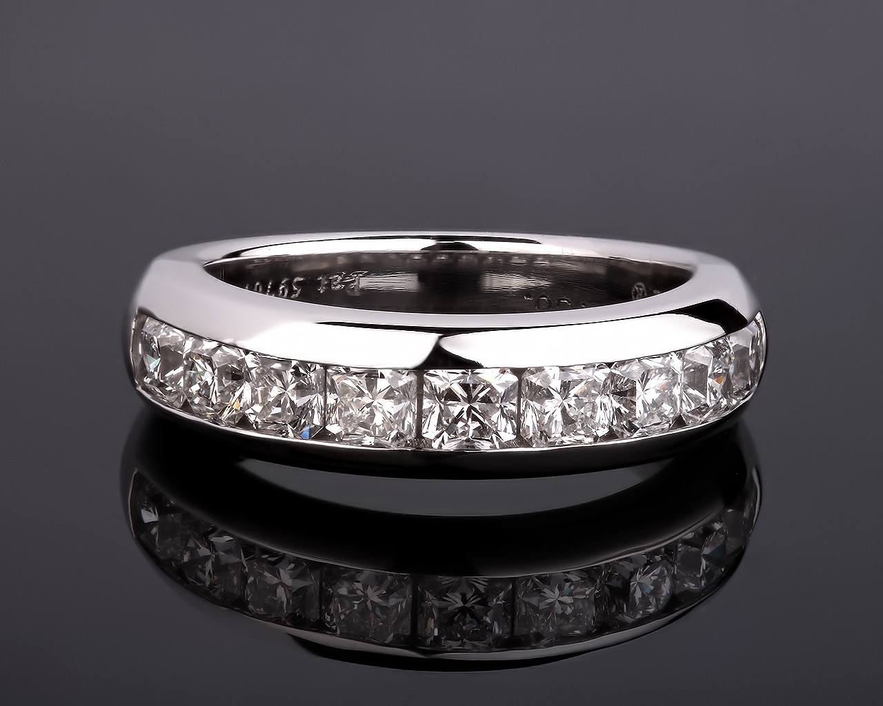 Платиновое кольцо с бриллиантами 1.20ct Tiffany&Co