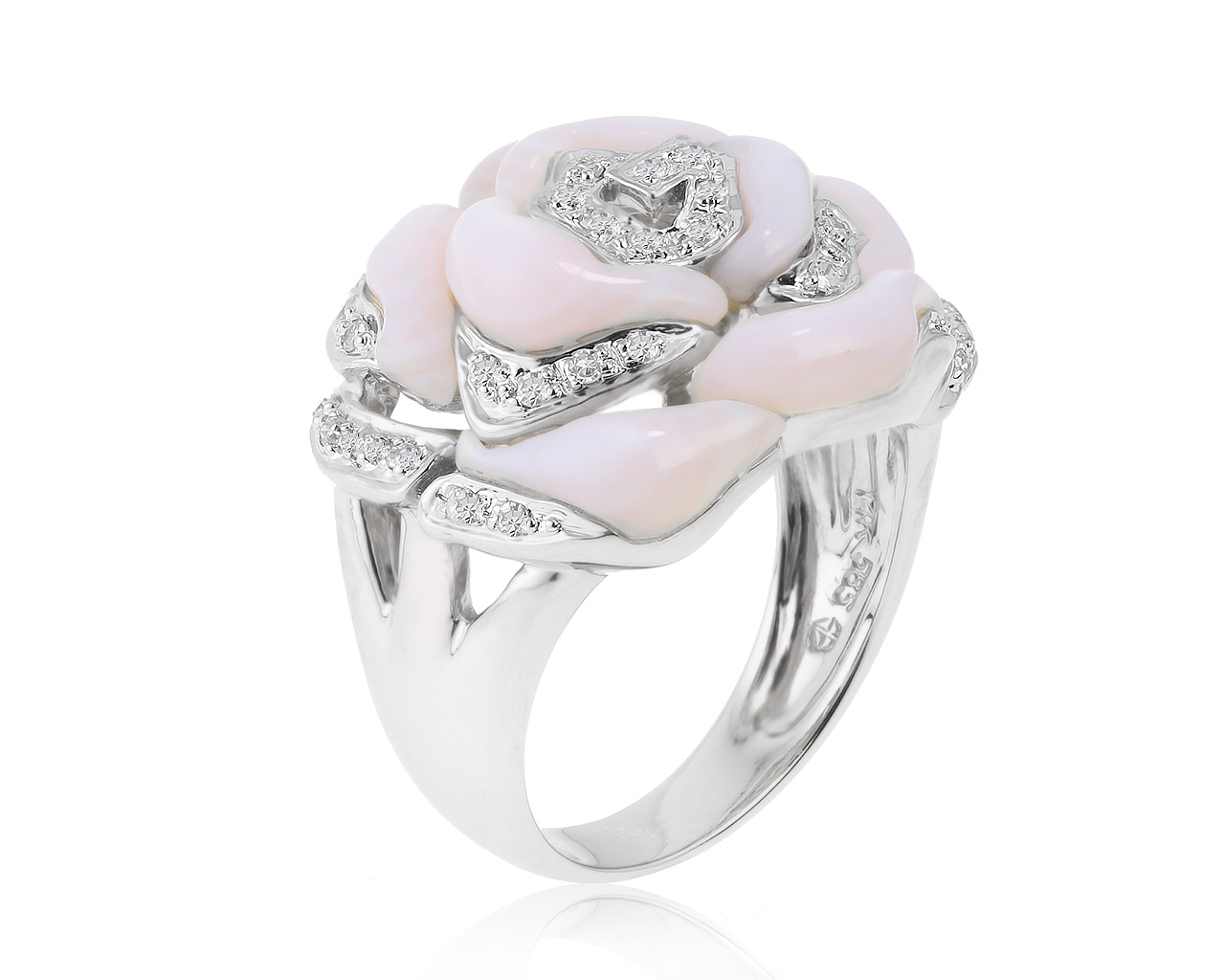 Потрясающее золотое кольцо с бриллиантами 0.20ct 310321/14