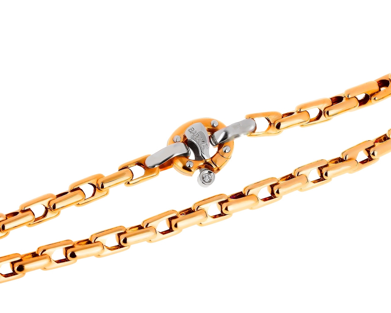 Оригинальная золотая цепочка с бриллиантом 0.015ct Baraka 191019/9