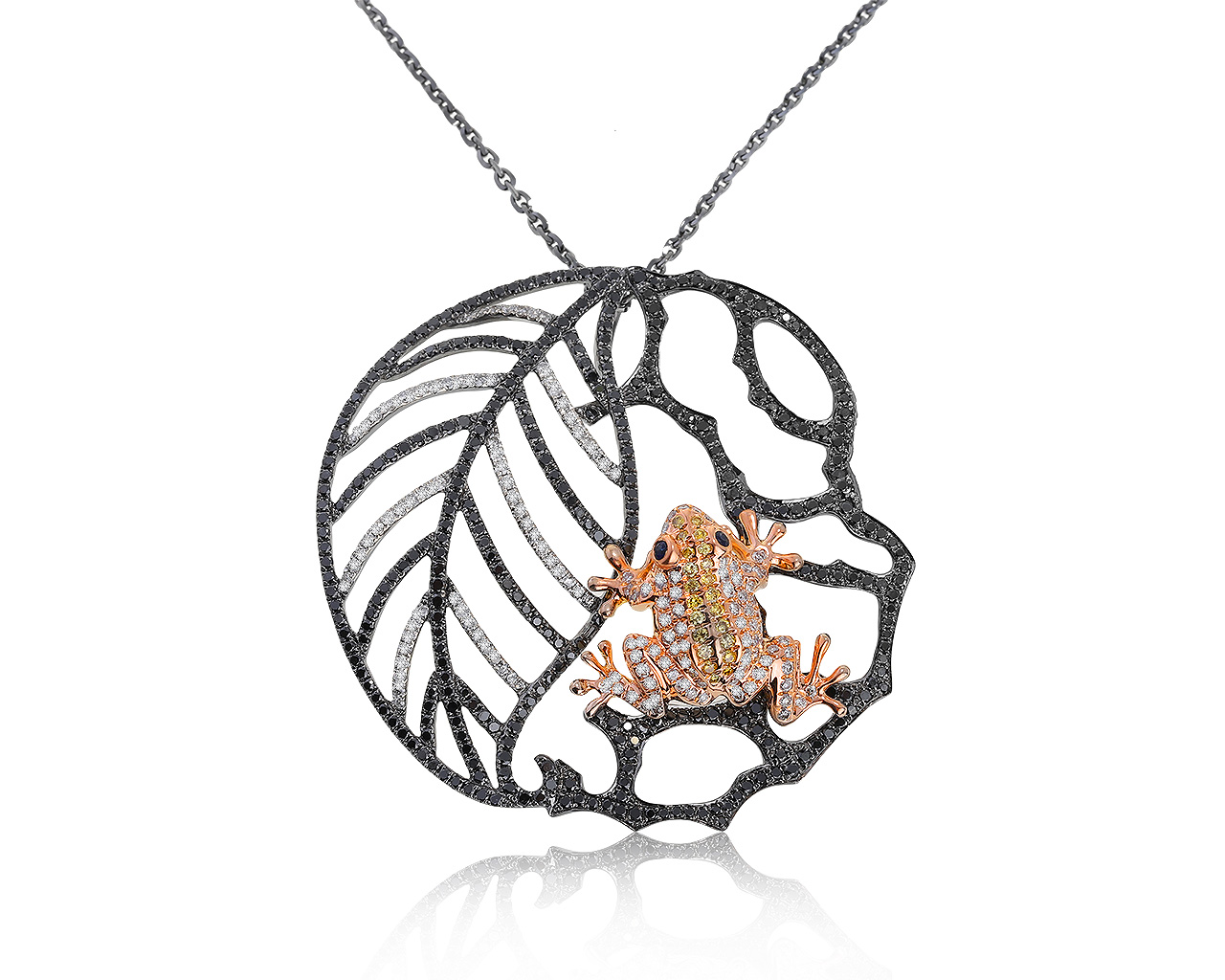 Великолепный золотой кулон с бриллиантами 4.00ct 020421/12 Великолепный золотой кулон с бриллиантами 4.00ct 020421/12
