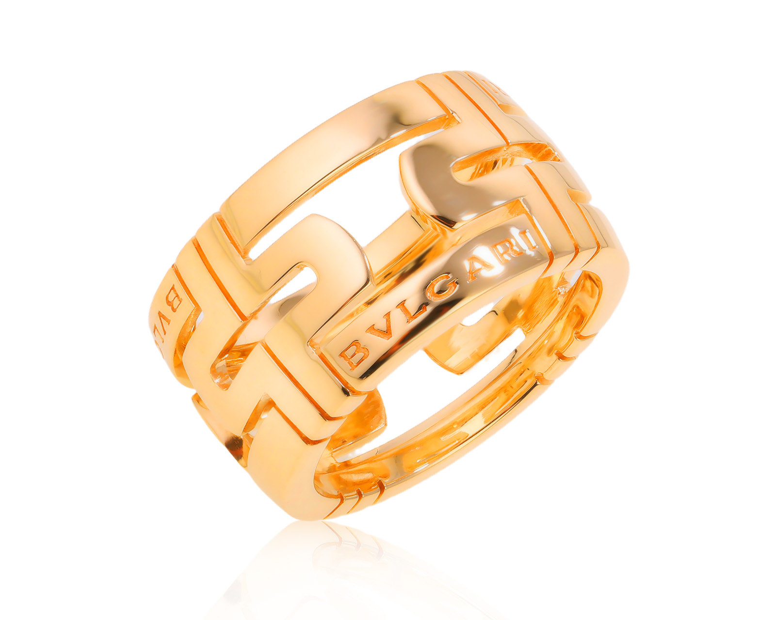 Оригинальное золотое кольцо Bvlgari Parentesi 061025/2