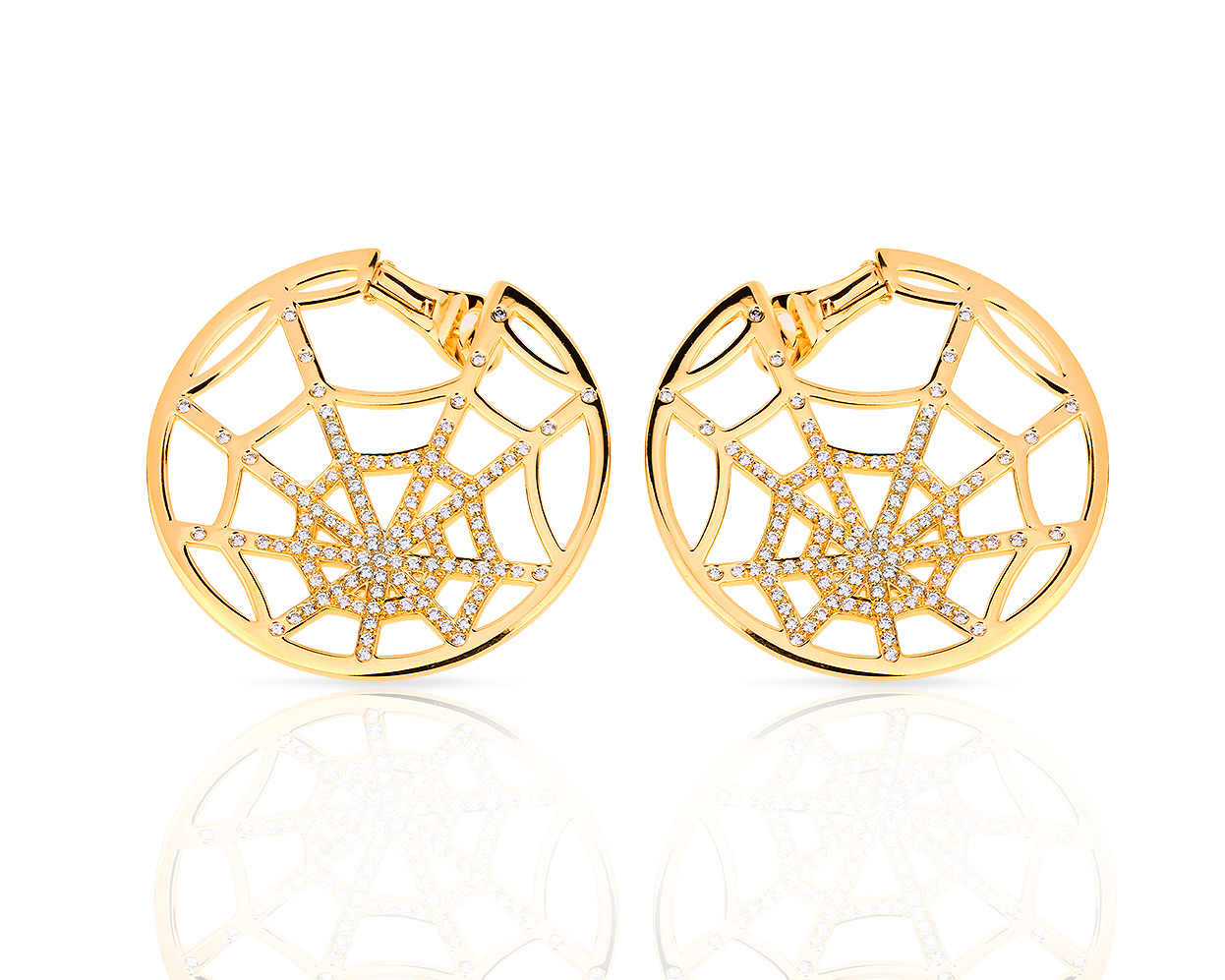 Золотые серьги с бриллиантами 1.15ct Chaumet Attrape-Moi Hoop 260318/16