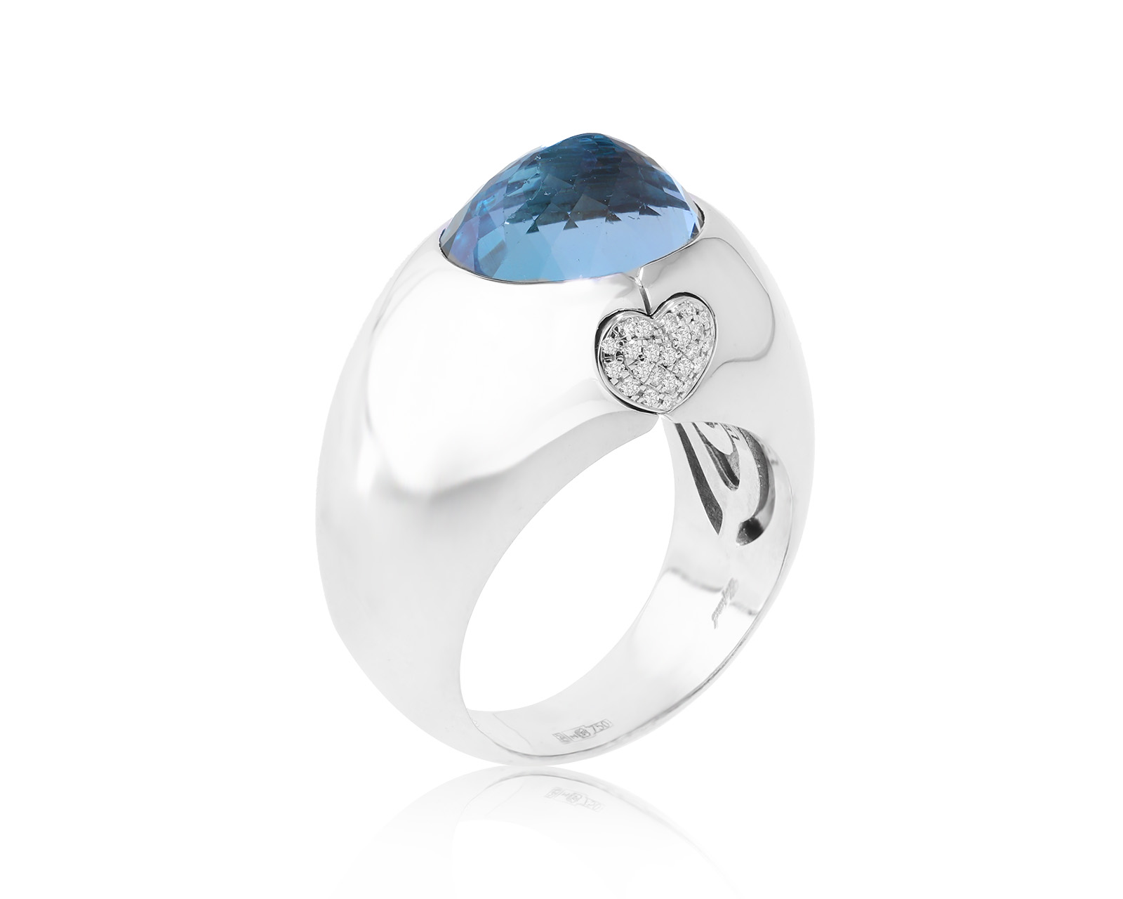 Оригинальное золотое кольцо с топазом 6.36ct Chopard 011222/1