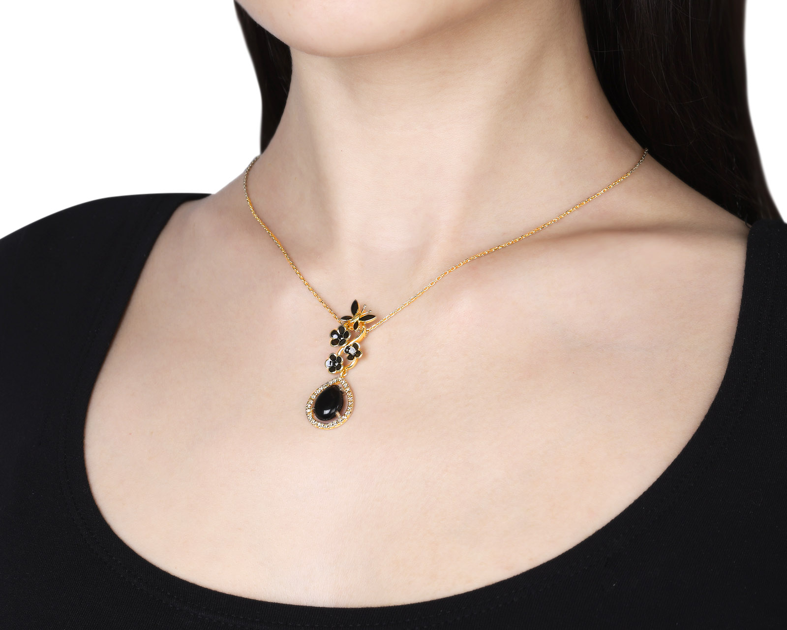 Оригинальный золотой кулон Roberto Bravo Black Magic