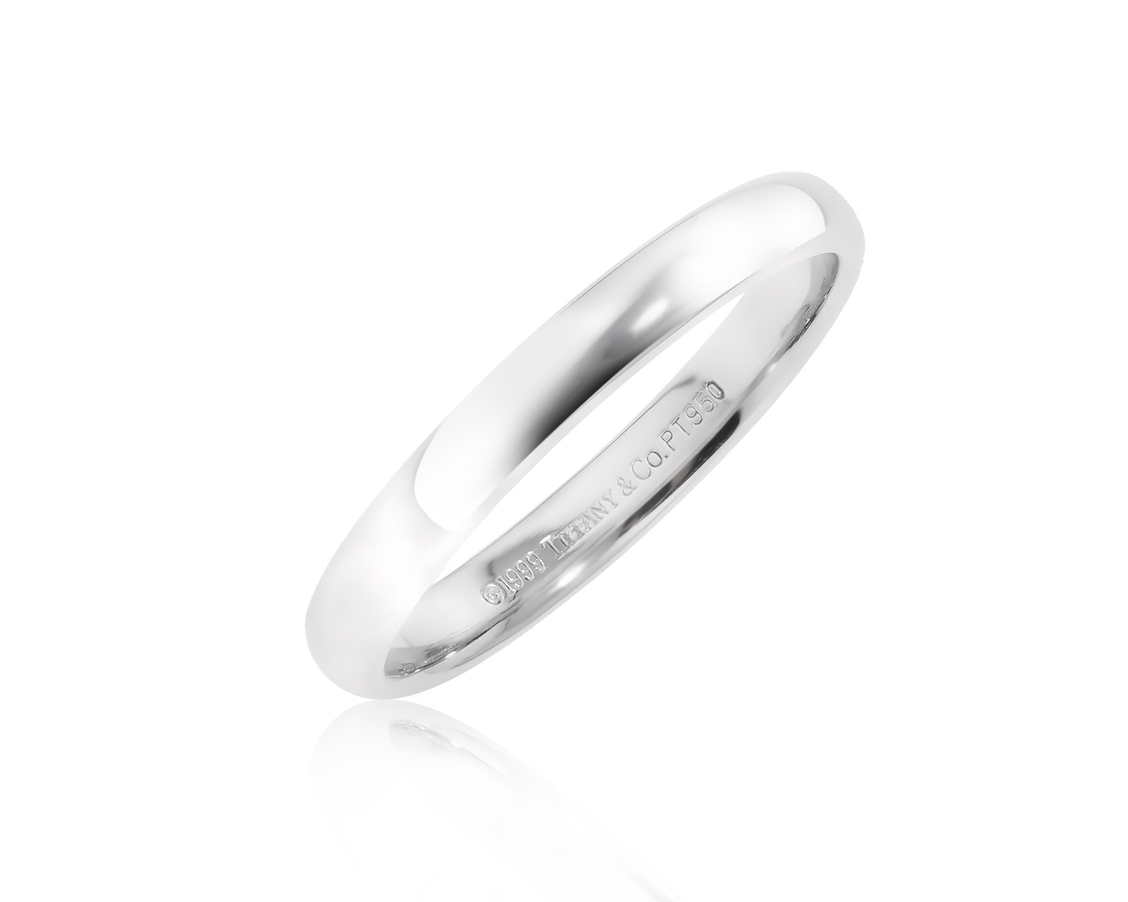 Оригинальное платиновое кольцо Tiffany&Co Forever