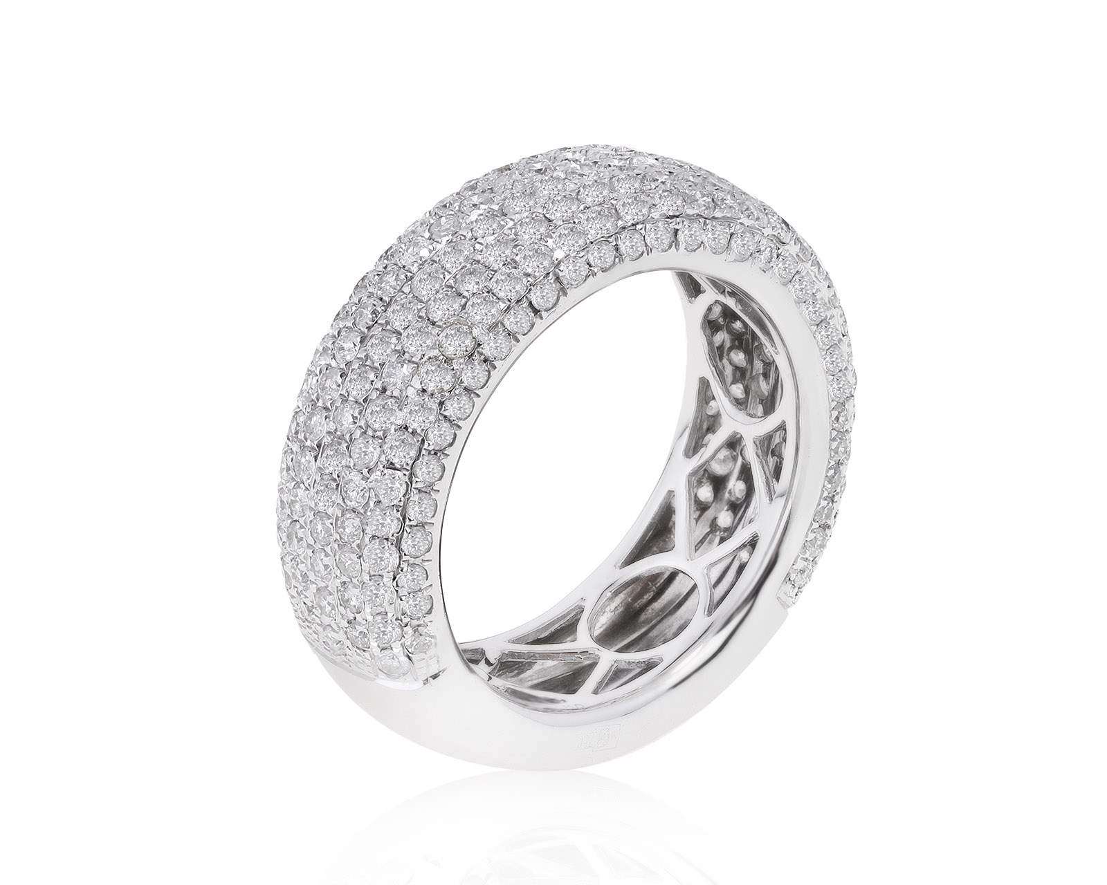 Роскошное золотое кольцо с бриллиантами 2.35ct 161221/1