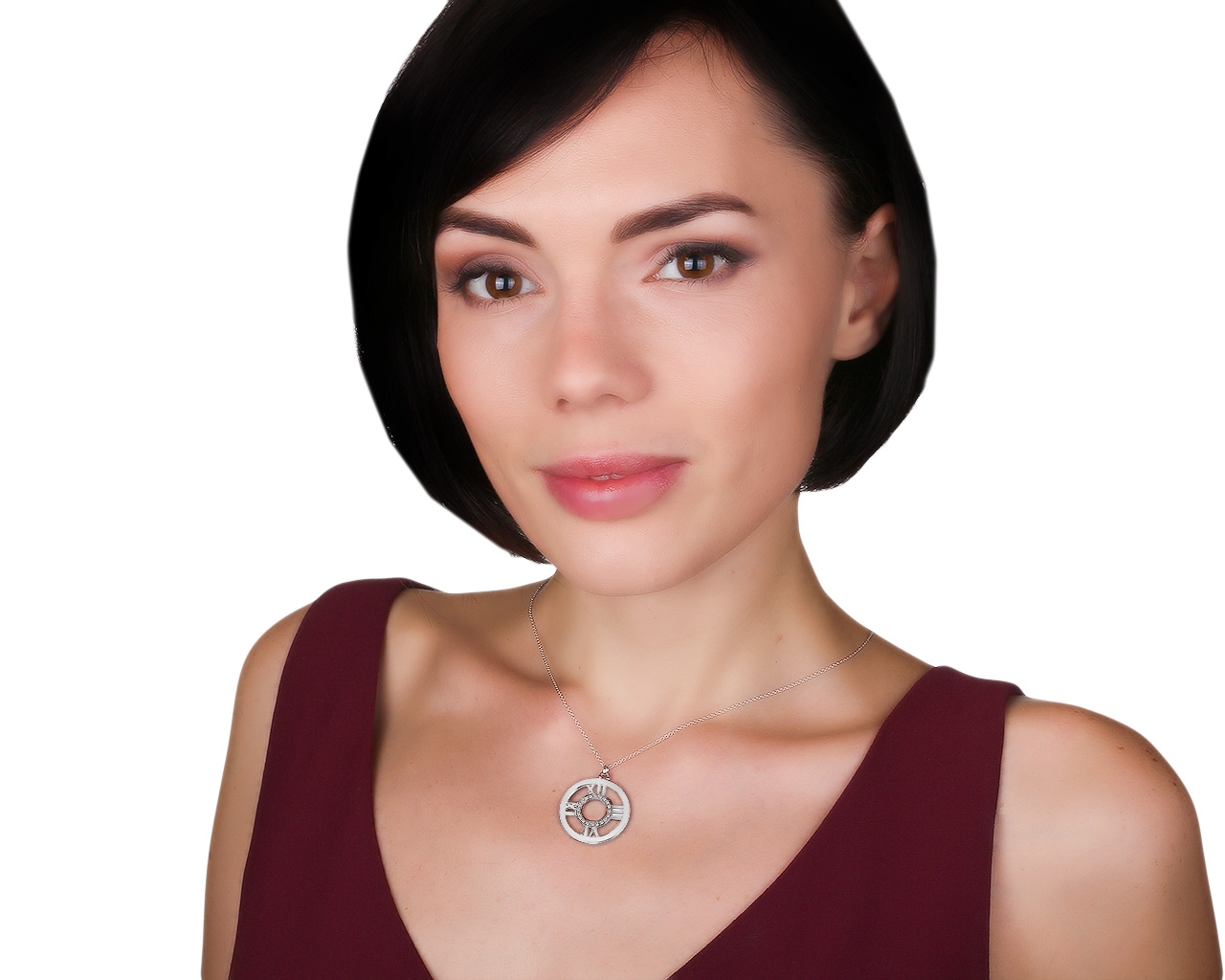 Оригинальный золотой кулон с бриллиантами 0.20ct Tiffany&Co