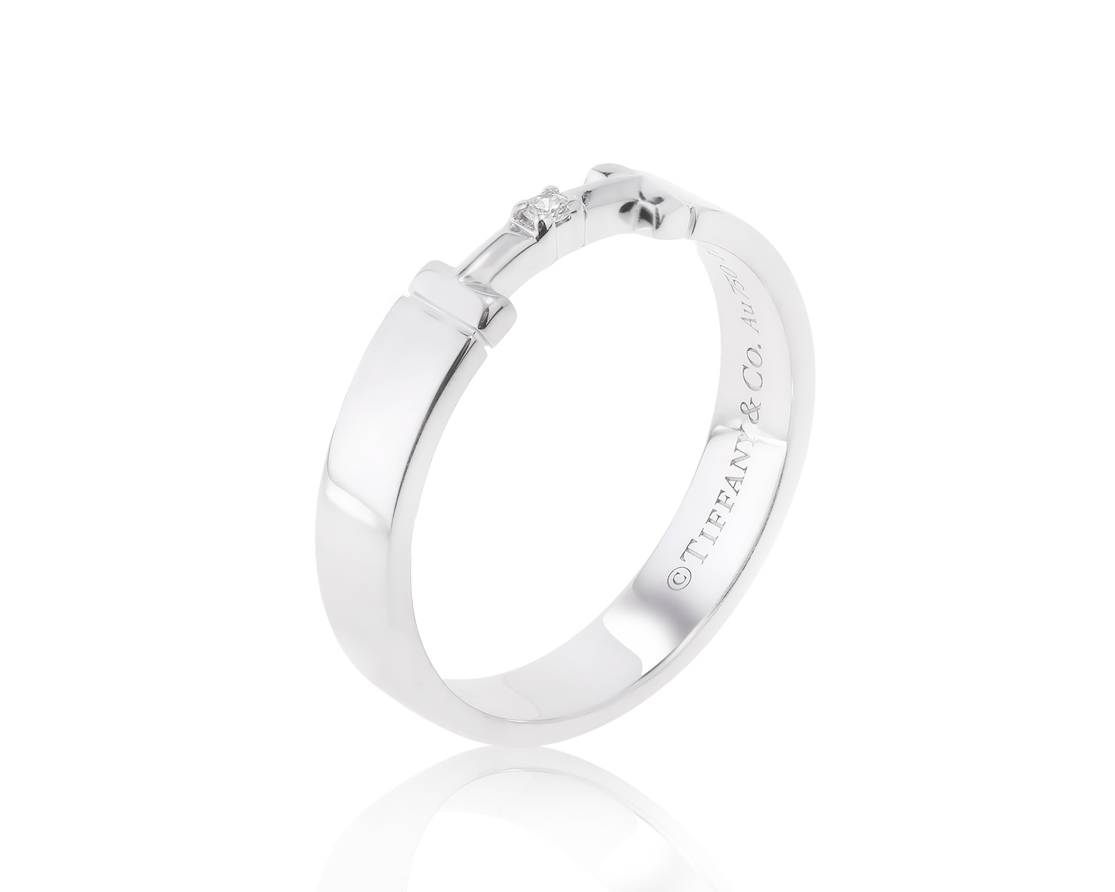 Оригинальное золотое кольцо Tiffany&Co T 250323/2