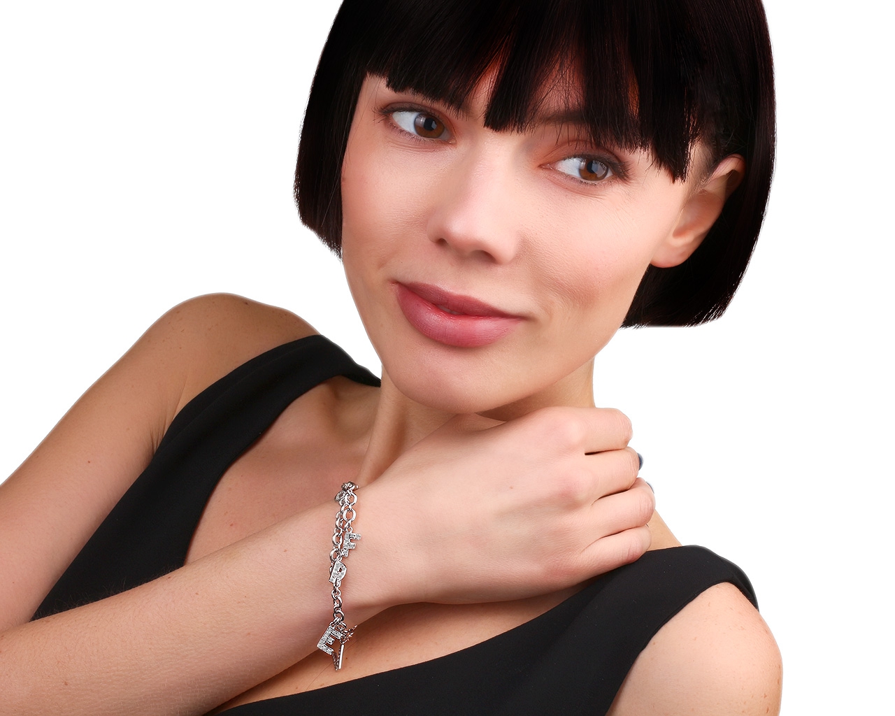 Чудесный золотой браслет с бриллиантами 0.50ct Crivelli