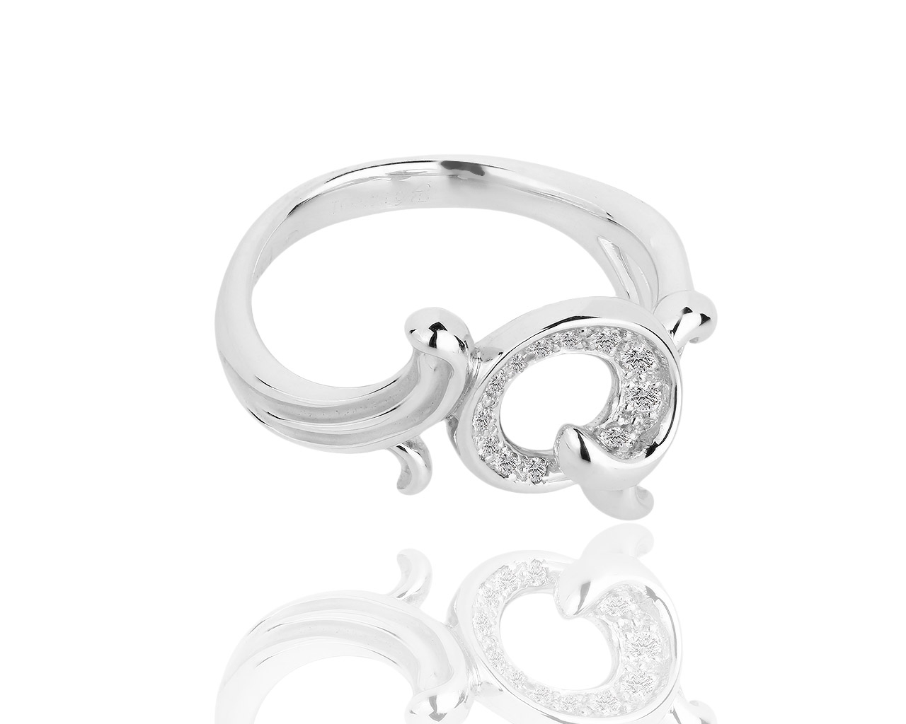 Оригинальное золотое кольцо с бриллиантами Carrera y Carrera Origen 170918/6