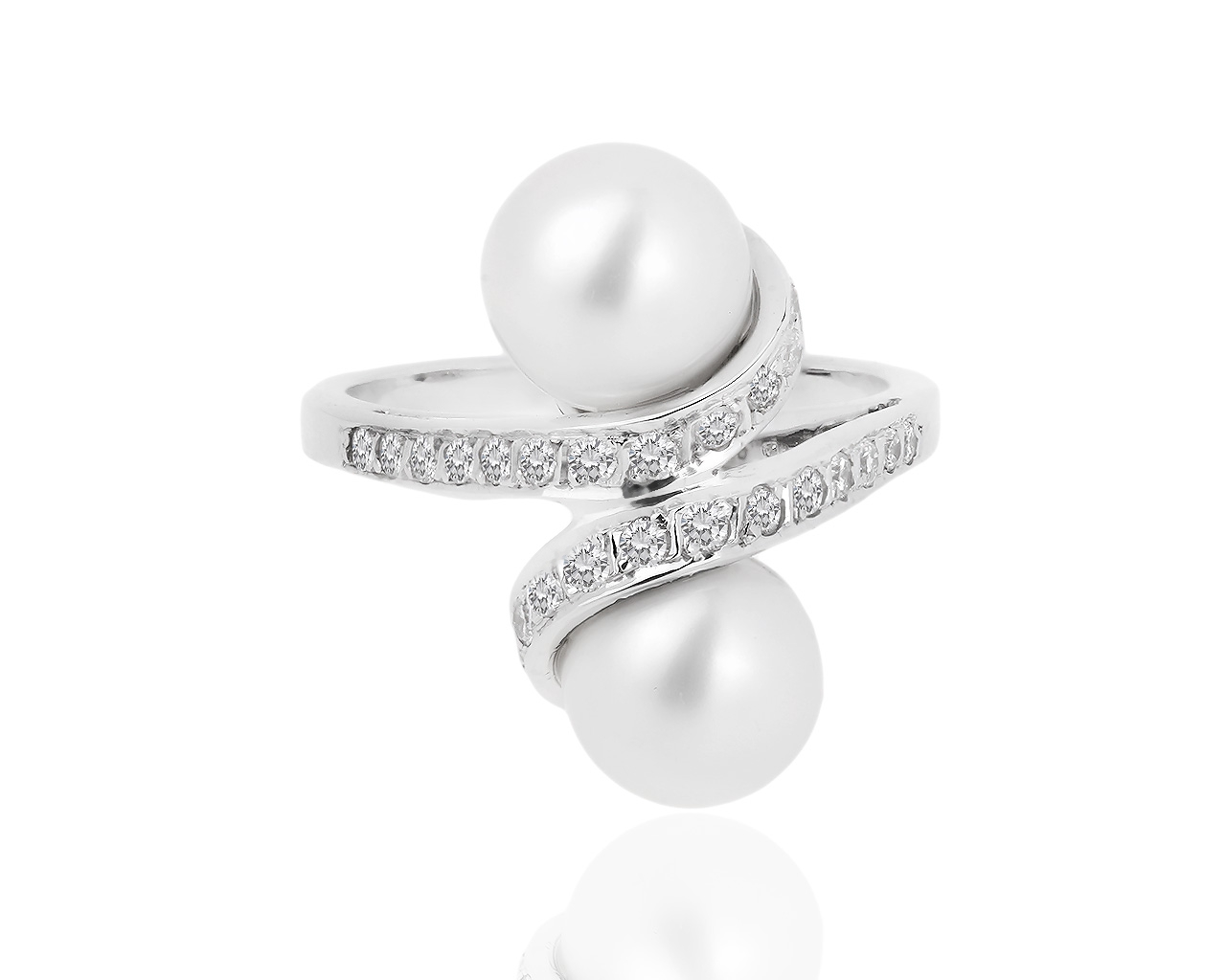 Советское золотое кольцо с бриллиантами 0.42ct 280119/2