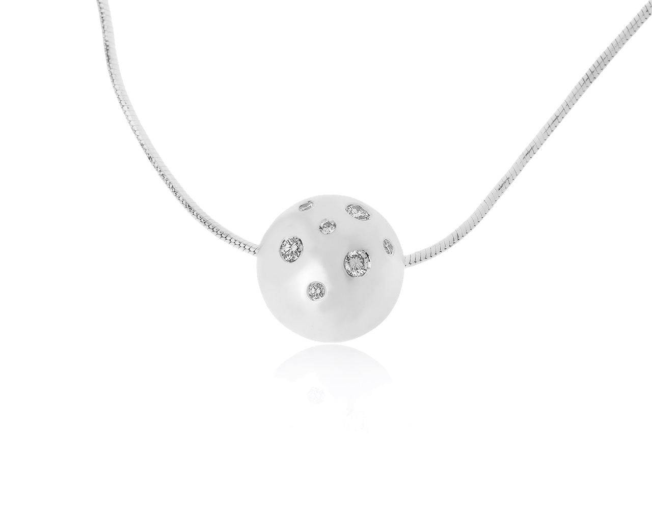 Изящный золотой кулон с бриллиантами 0.20ct 140620/5