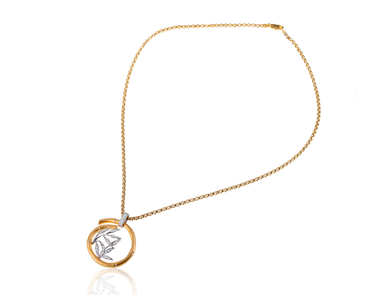 Оригинальный золотой кулон с бриллиантами 0.36ct Carrera y Carrera