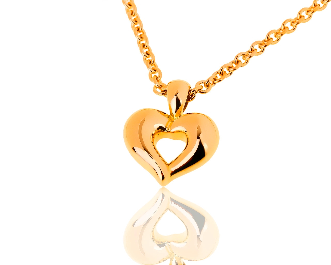 Оригинальная золотая подвеска Van Cleef&Arpels 300119/13