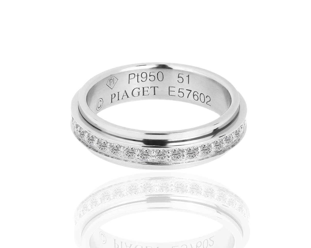 Платиновое кольцо с бриллиантами 1.99ct Piaget Possession 090918/1