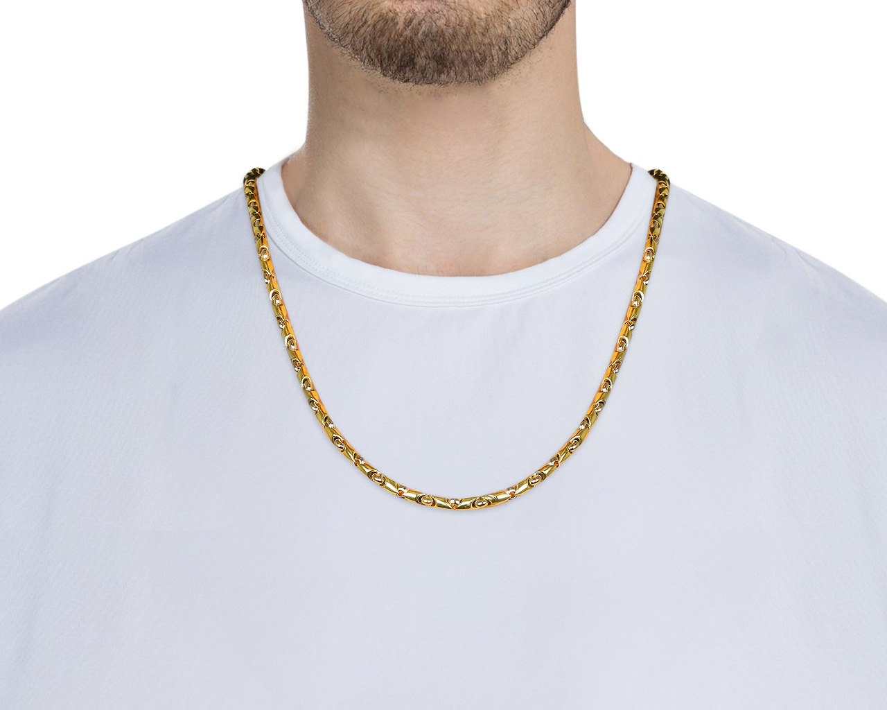 Оригинальная золотая цепь Sauro