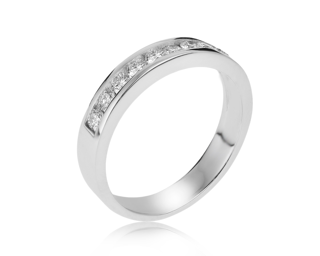 Оригинальное золотое кольцо с бриллиантами 0.37ct ЭПЛ Якутские бриллианты