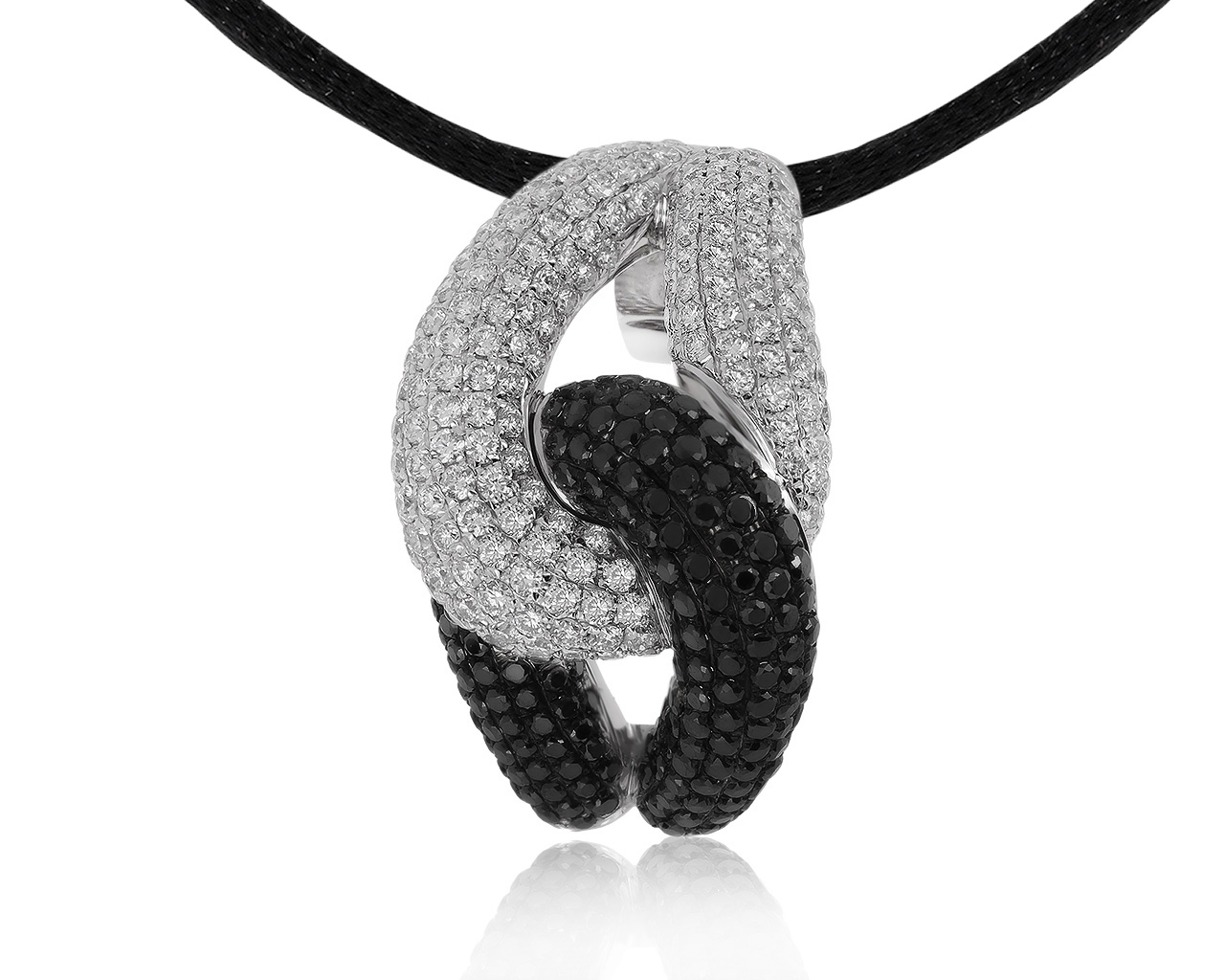 Роскошный золотой кулон с бриллиантами 3.00ct 210720/2