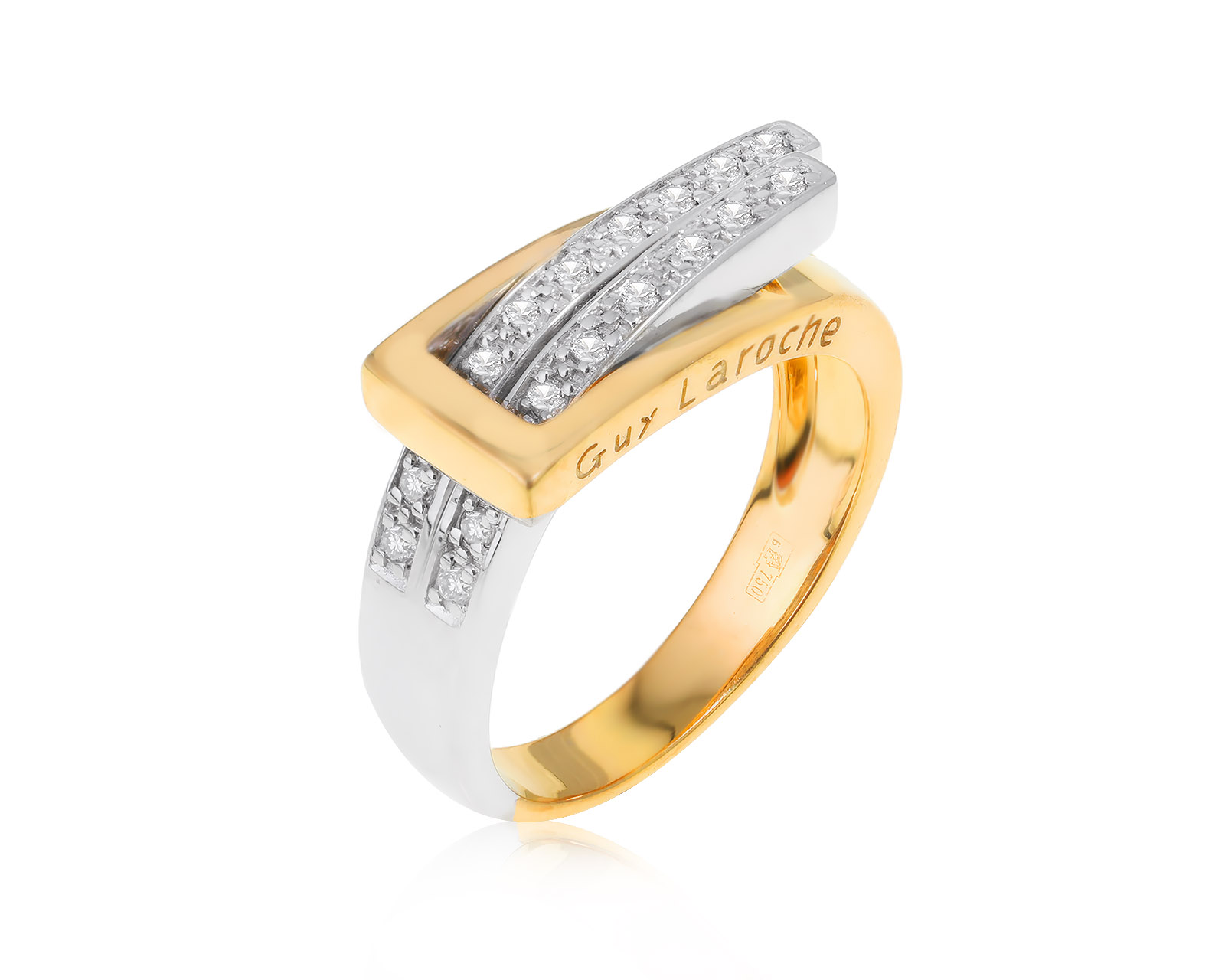 Оригинальное золотое кольцо Guy Laroche