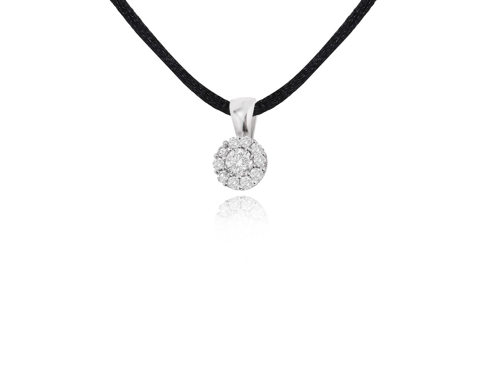 Оригинальный золотой кулон с бриллиантами 0.30ct Christ 270723/2