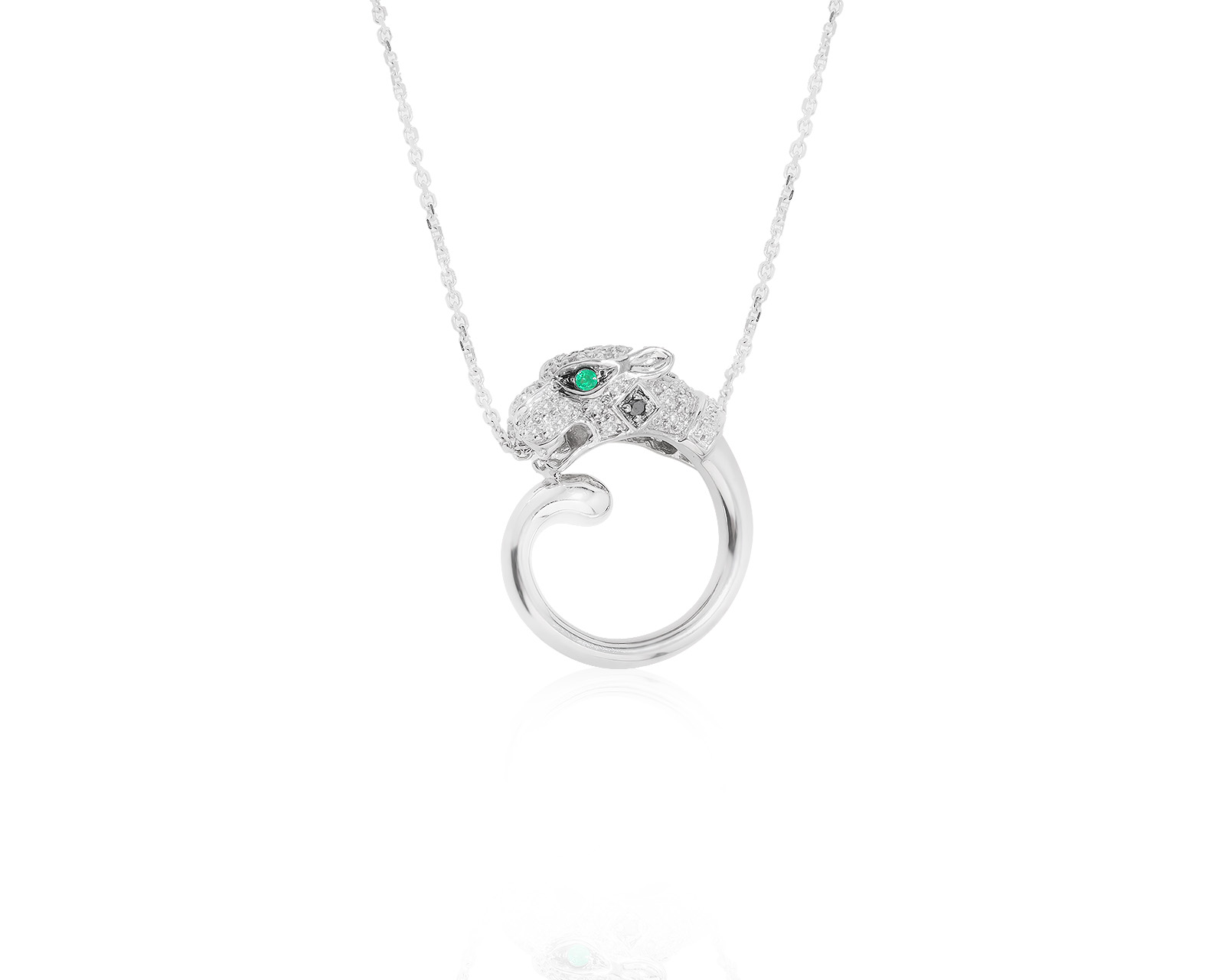 Богатое золотое колье с бриллиантами 0.21ct