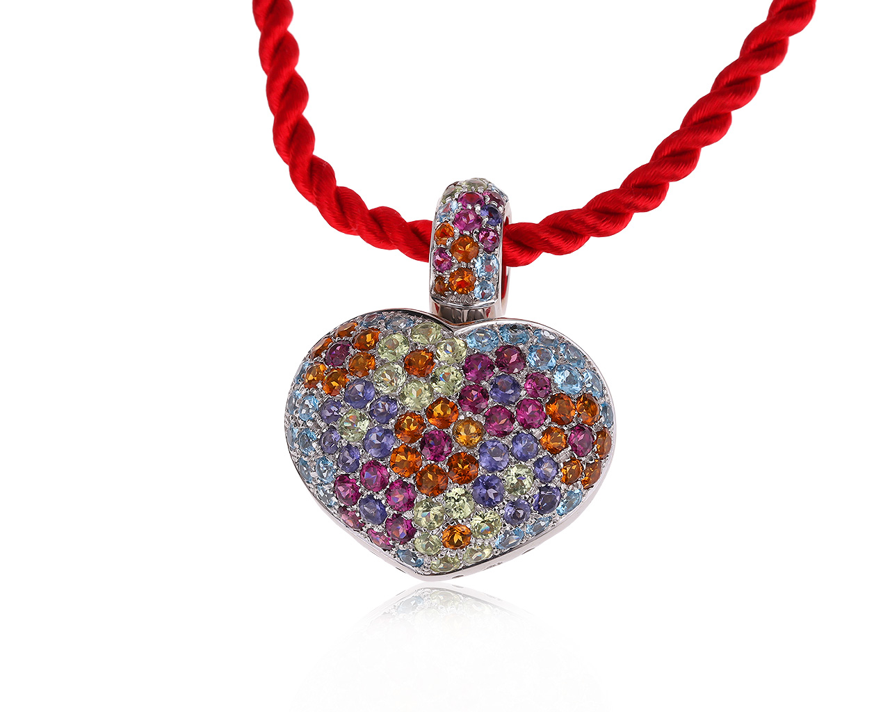 Оригинальный золотой кулон с топазами 2.17ct Pasquale Bruni