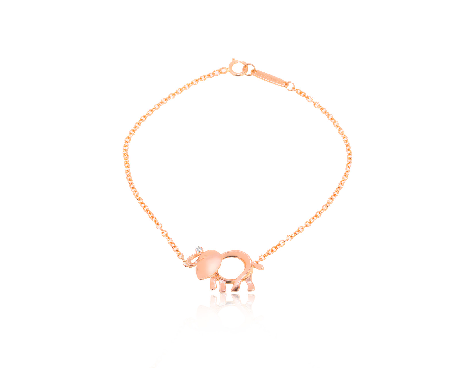 Оригинальный золотой браслет Tiffany&Co Elefant 290922/5