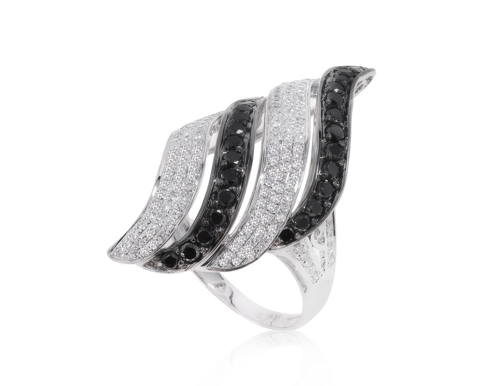 Прекрасное золотое кольцо с бриллиантами 1.46ct 280622/4