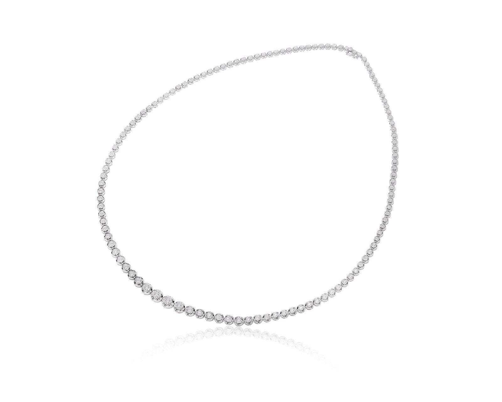 Золотое колье с бриллиантами 1.10ct 160923/1