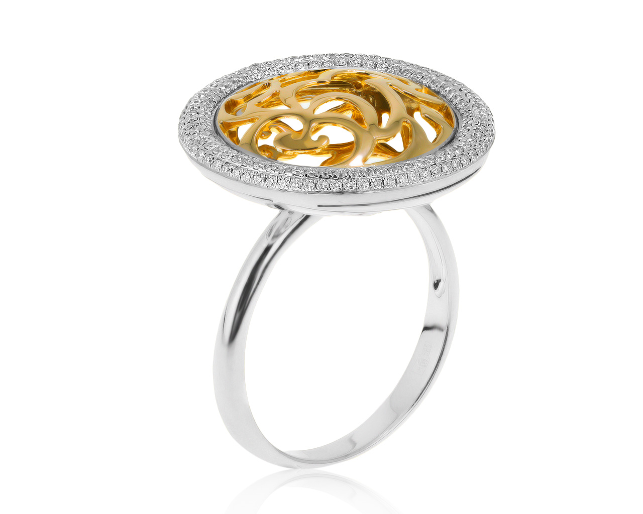 Превосходное золотое кольцо с бриллиантами 0.50ct 250521/11