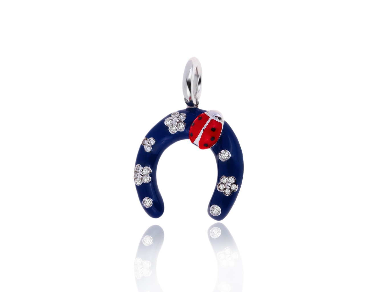 Оригинальный золотой кулон с бриллиантами 0.15ct Aaron Basha 170120/3