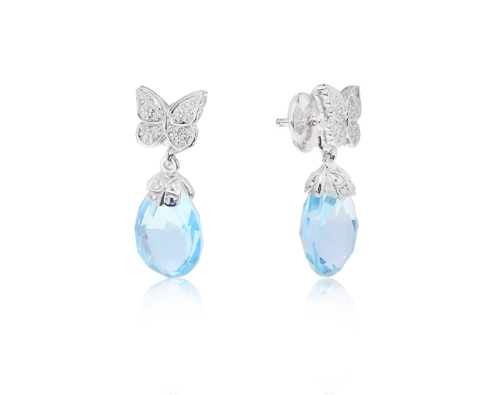 Оригинальные золотые серьги Carrera y Carrera Baile de Mariposas 040723/5