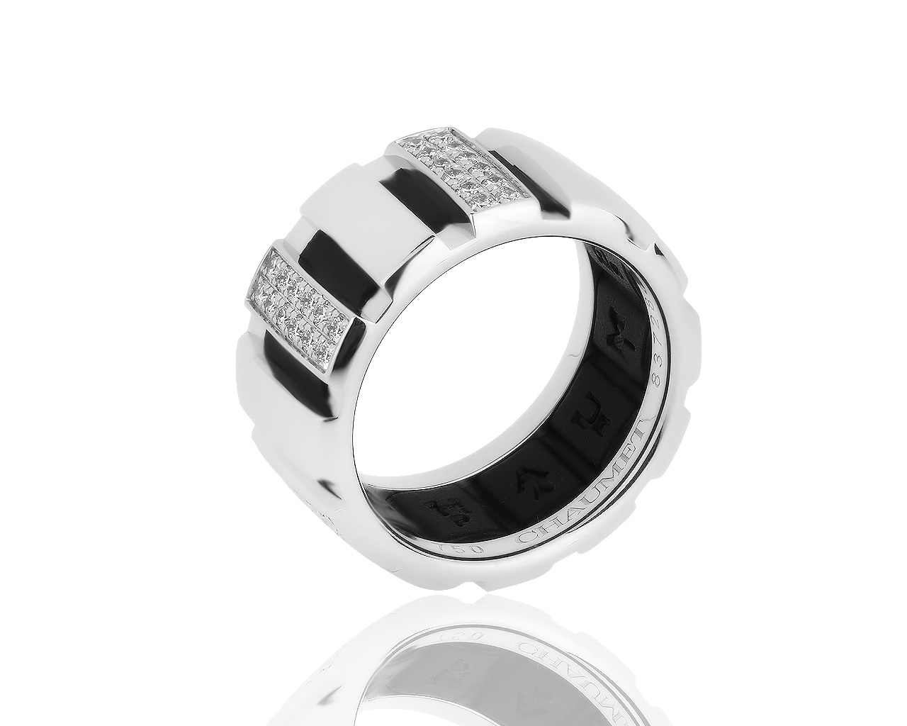 Оригинальное золотое кольцо с бриллиантами 0.75ct Chaumet