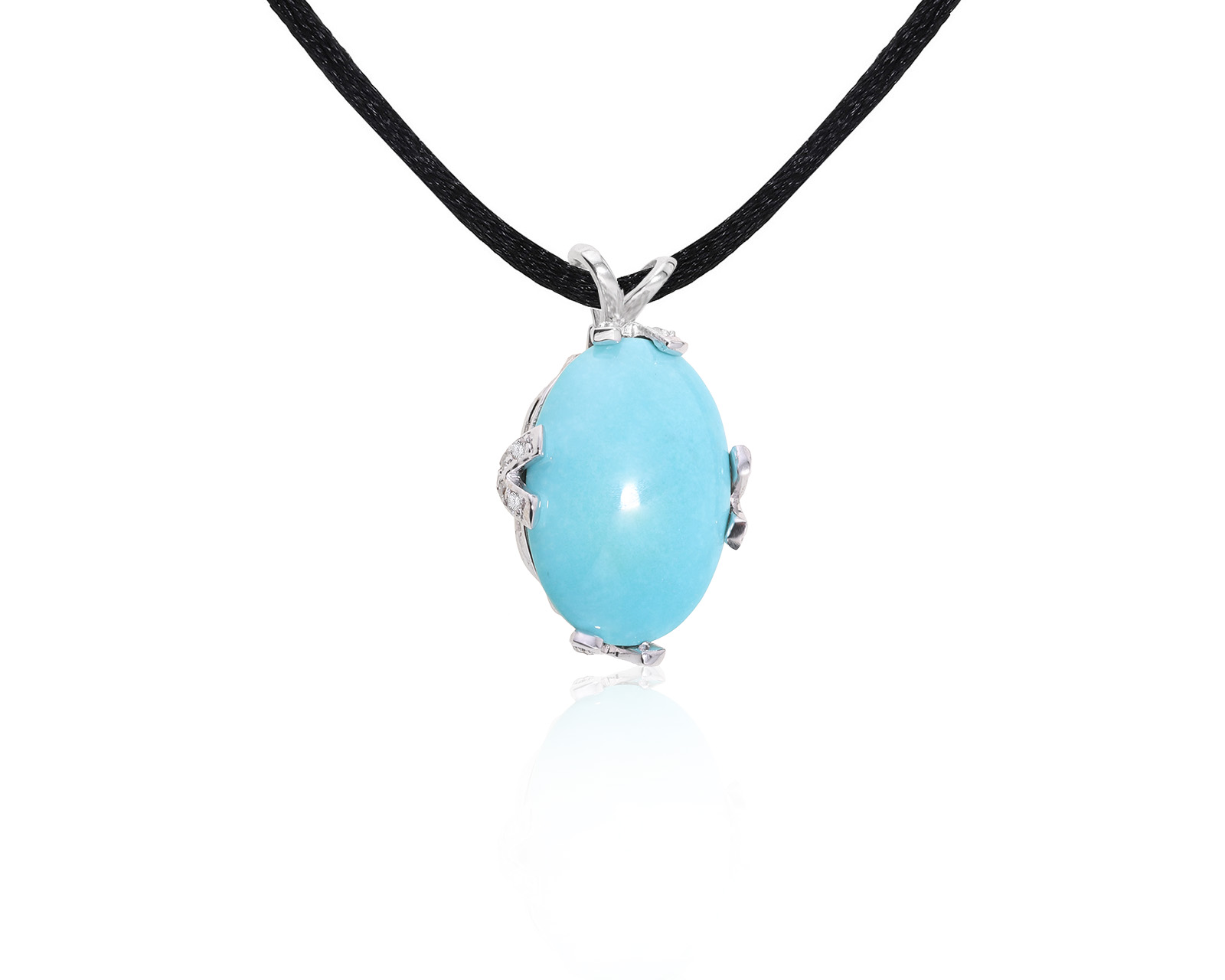 Богатый золотой кулон с бирюзой 9.17ct 060522/5