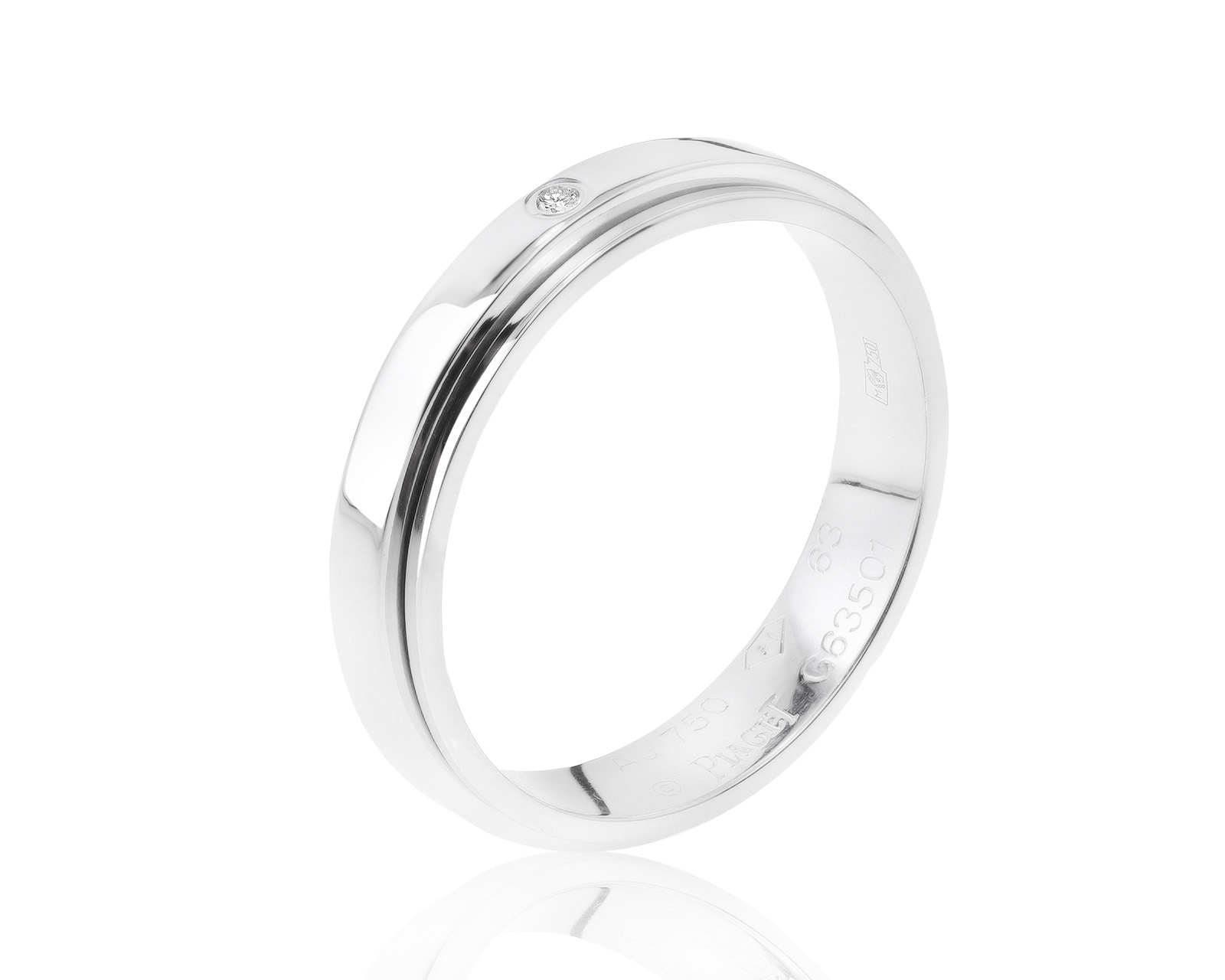 Оригинальное золотое кольцо с бриллиантом 0.02ct Piaget Possession 200821/3 Оригинальное золотое кольцо с бриллиантом 0.02ct Piaget Possession 200821/3