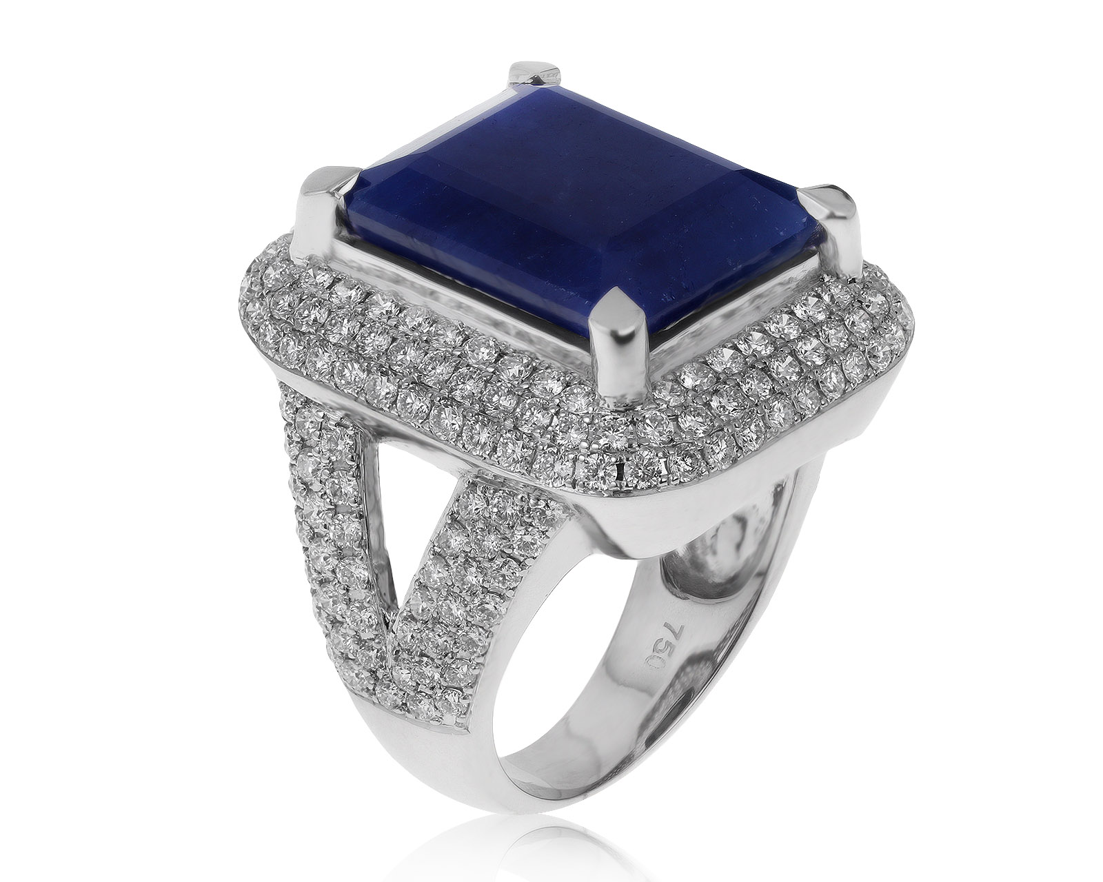 Завораживающее золотое кольцо с сапфиром 15.53ct 170721/1