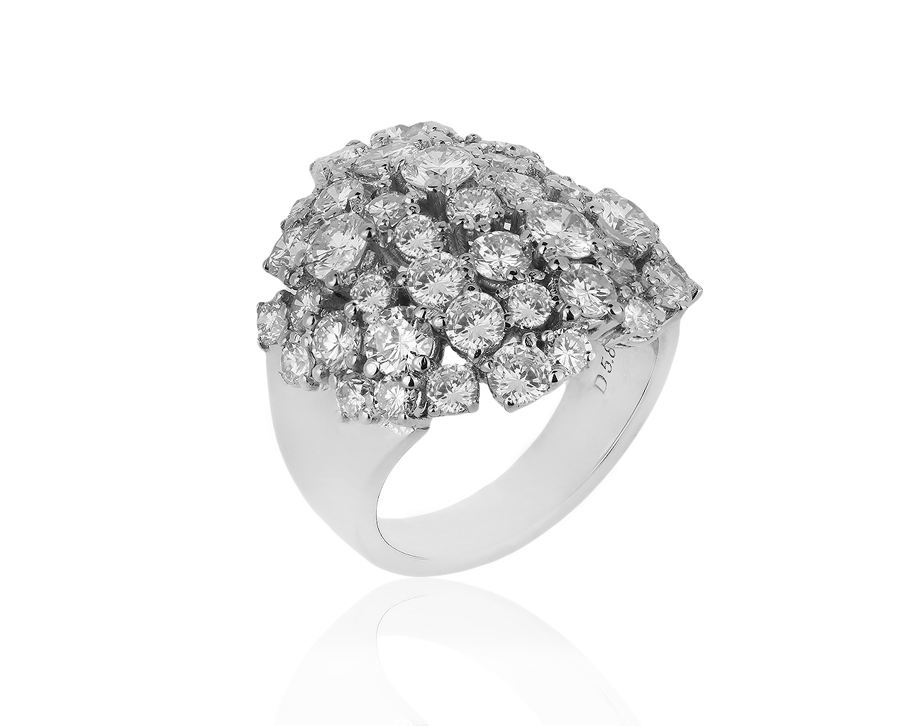 Превосходное золотое кольцо с бриллиантами 5.81ct 290919/14