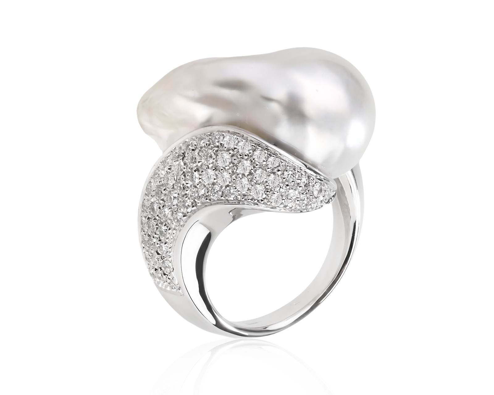 Оригинальное золотое кольцо с бриллиантами 1.30ct Utopia 280326/1