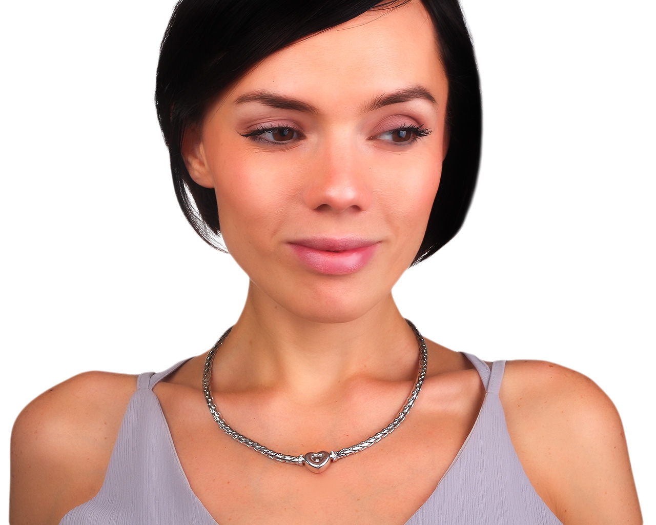 Золотое колье с бриллиантами Chopard Happy Diamonds