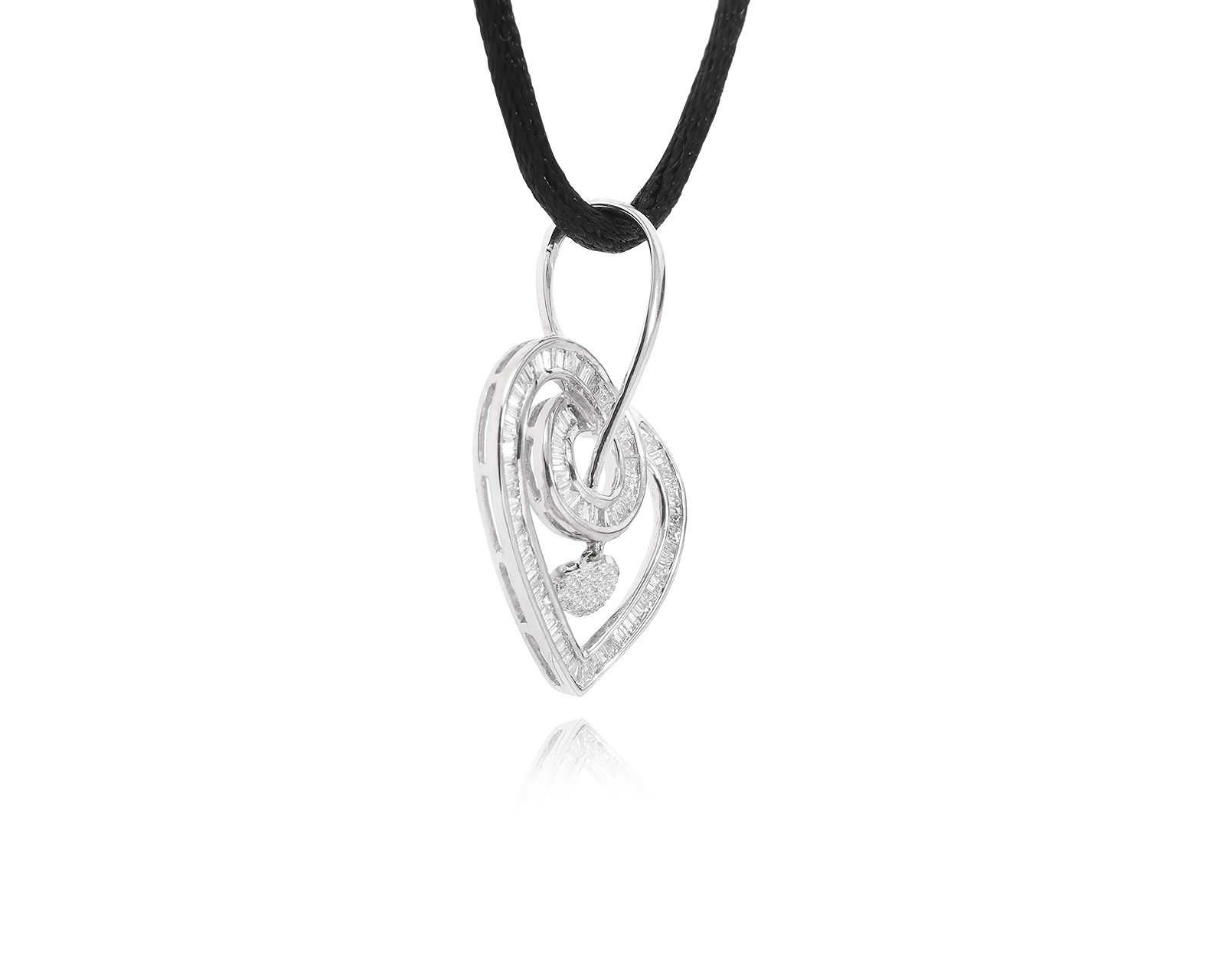 Золотой кулон с бриллиантами 1.17ct