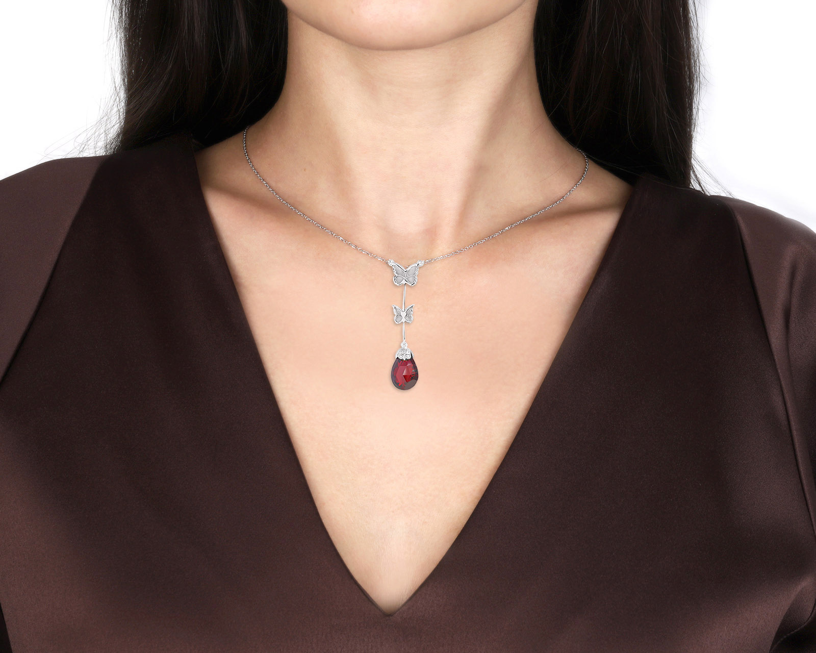 Оригинальное золотое колье Carrera y Carrera Baile De Mariposas Butterflies