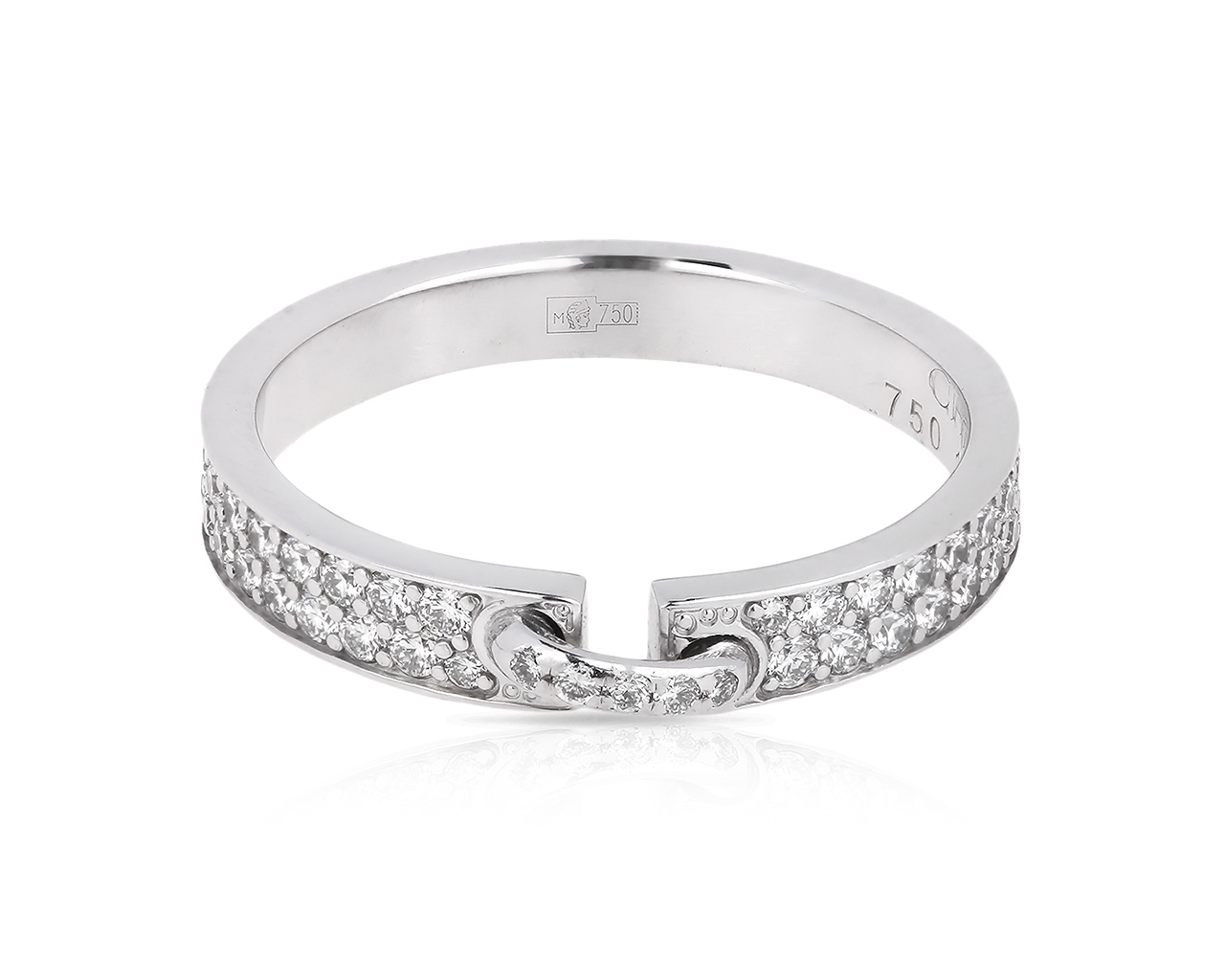 Модное золотое кольцо с бриллиантами 0.51ct Chaumet 100618/1