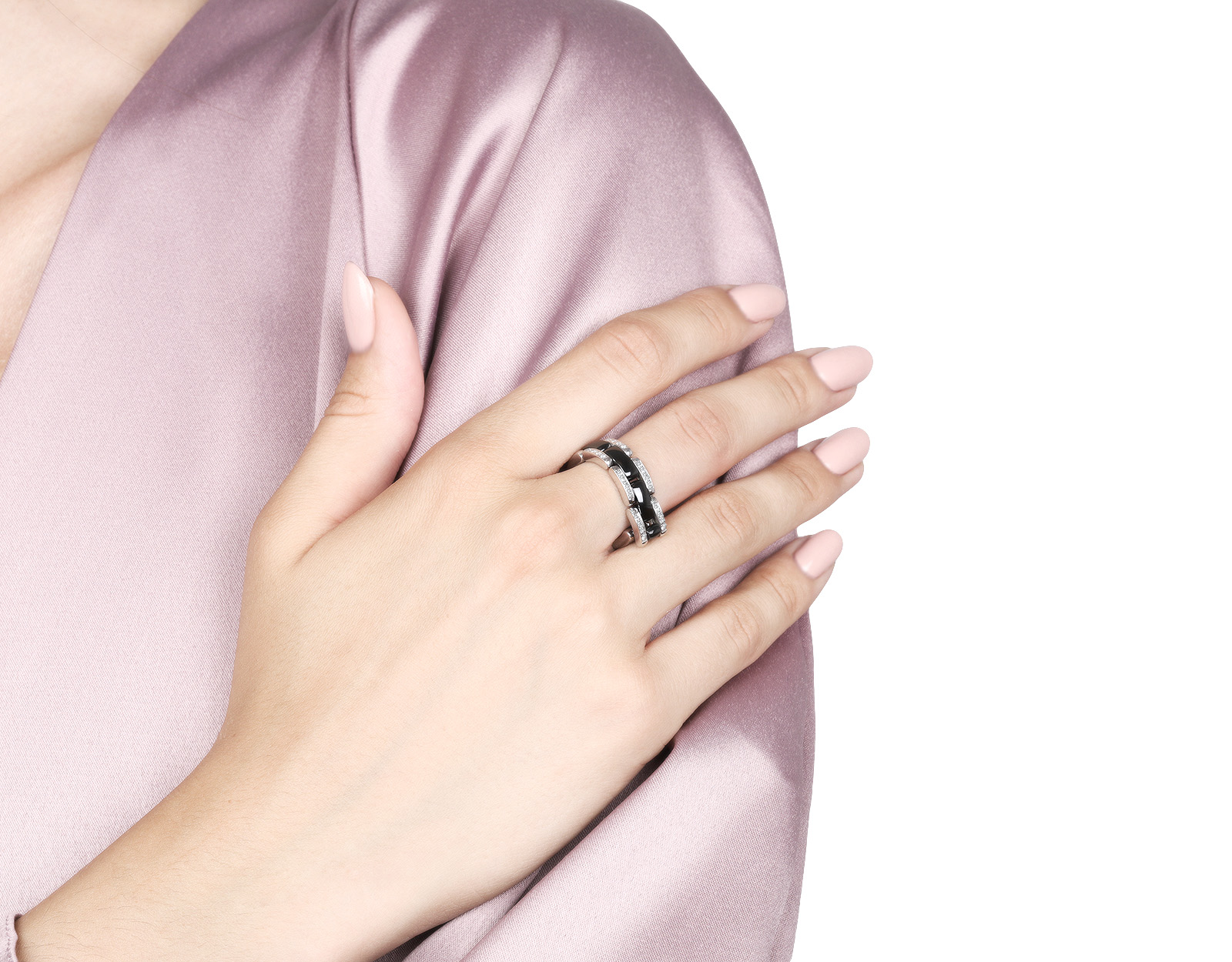 Оригинальное золотое кольцо с бриллиантами 0.24ct Chanel Ultra
